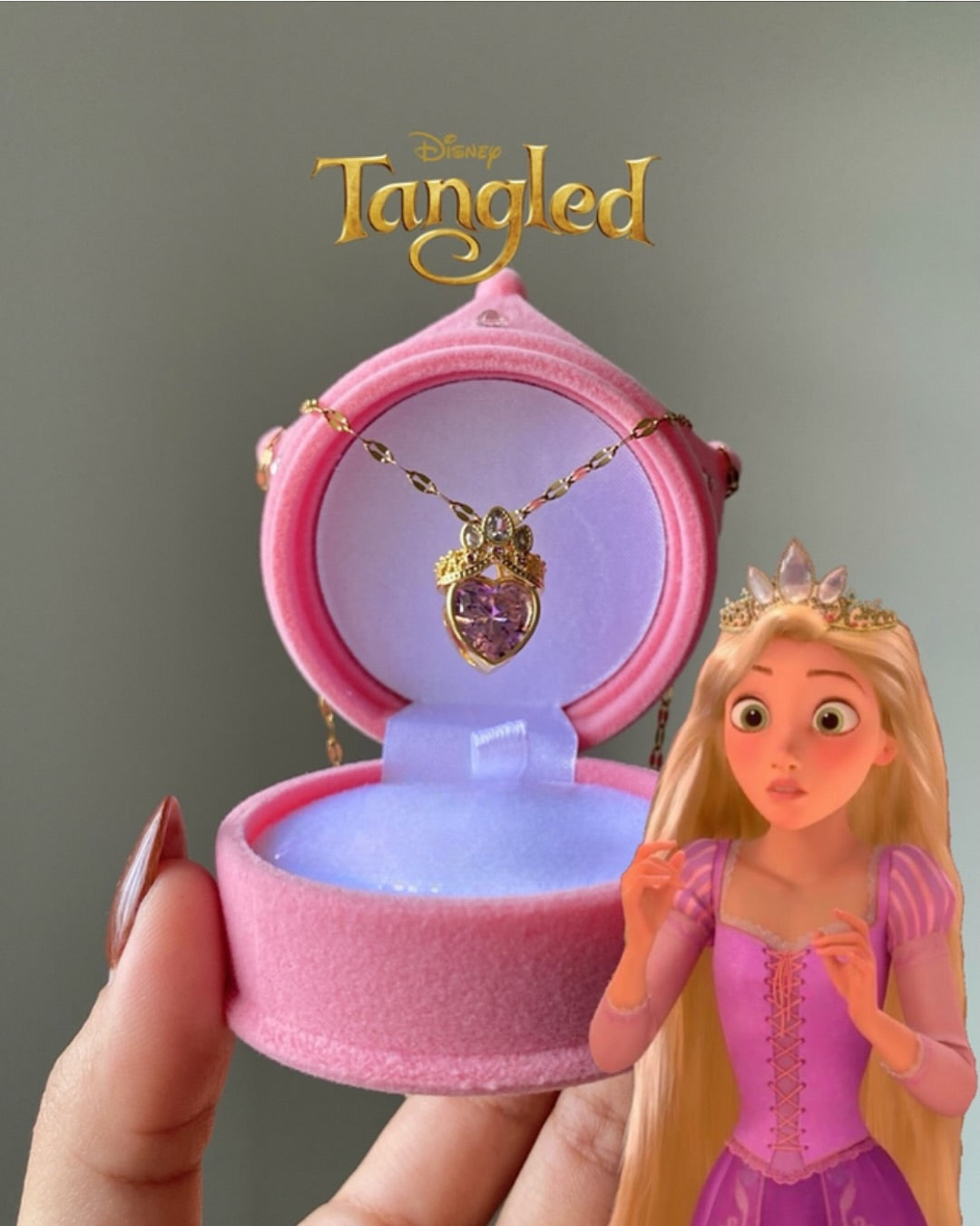 COLLAR DE RAPUNZEL PRINCESA