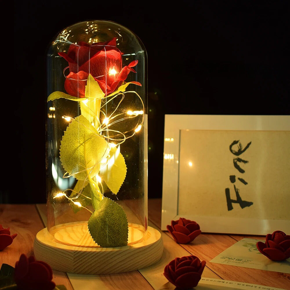 LÁMPARA ROSA ETERNA