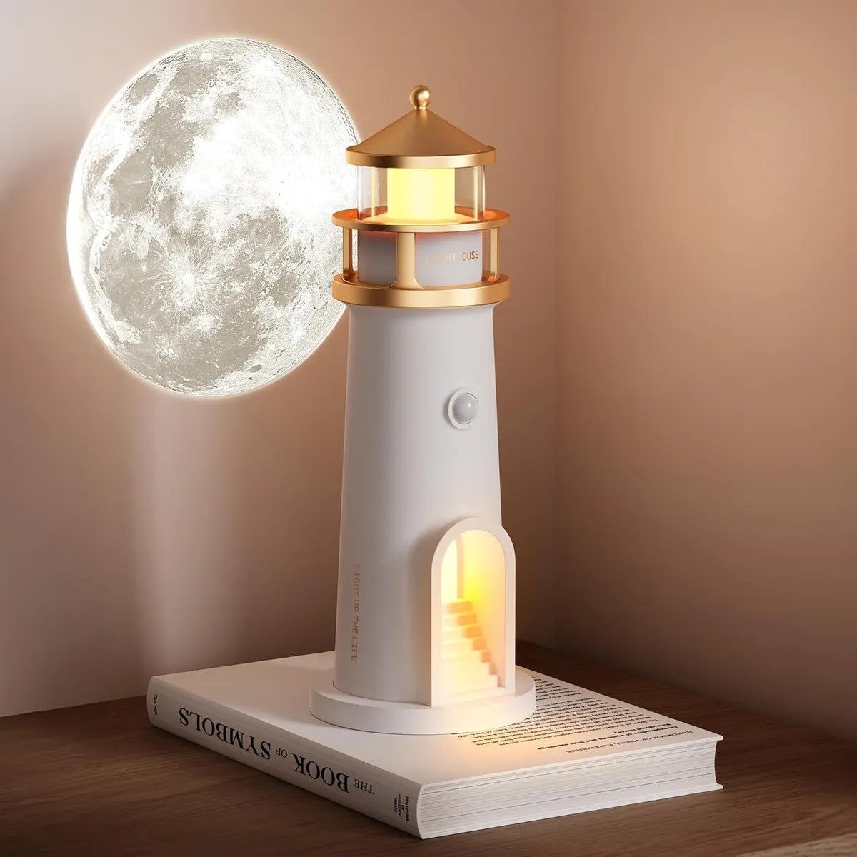 LÁMPARA FARO CON PROYECCIÓN DE LUNA