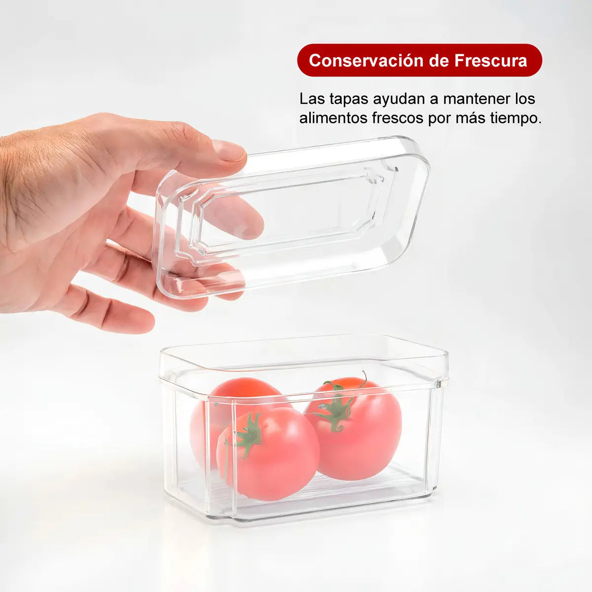 ORGANIZADORES PARA NEVERA X7 PIEZAS EN ACRÍLICO TRANSPARENTE