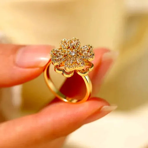 ANILLO TREBOL GIRATORIO