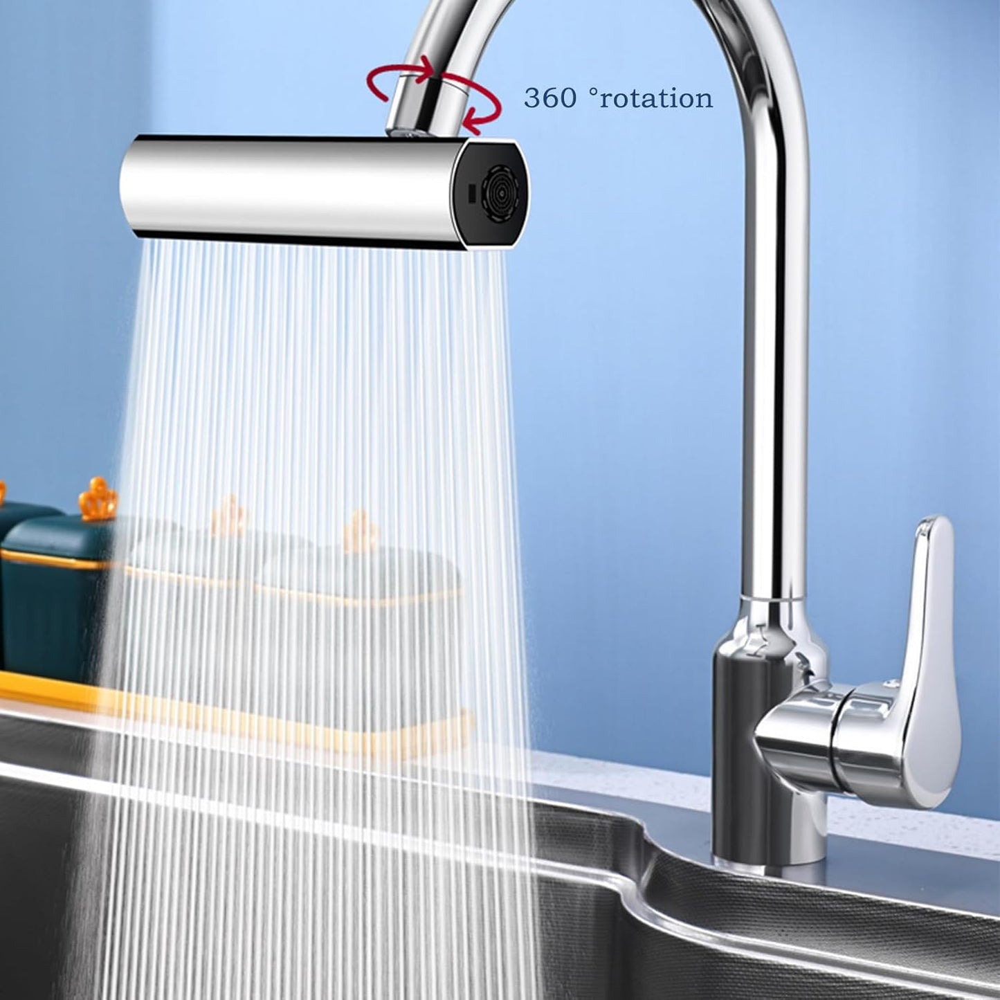 GRIFO MULTIFUNCIONAL 4 EN 1 AHORRADOR DE AGUA