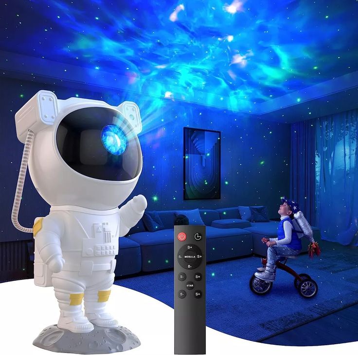 ASTRONAUTA PROYECTOR DE GALAXIAS Y NEBULOSAS