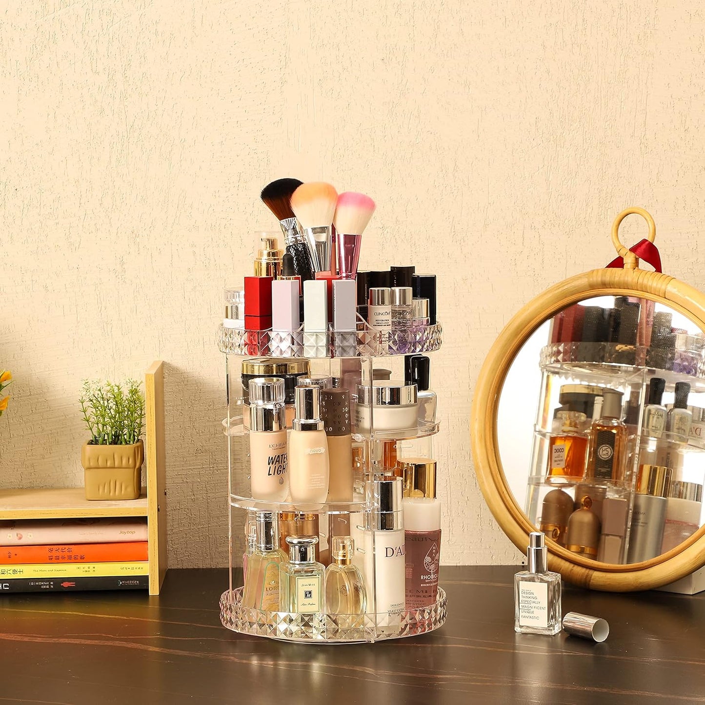 ORGANIZADOR PARA COSMÉTICOS 360° ¡GRATIS MAQUINA LAVABROCHAS!