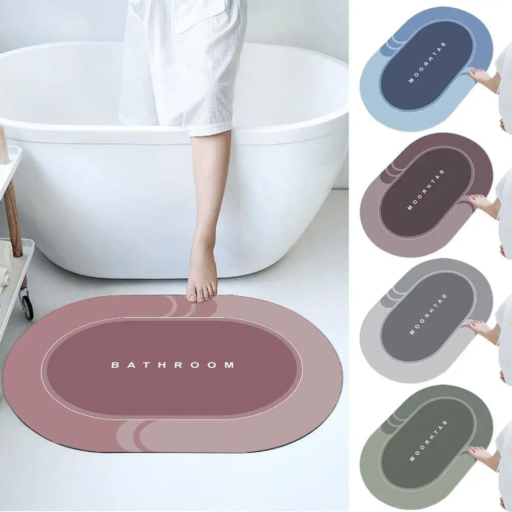 TAPETE SÚPER ABSORBENTE Y ANTIDESLIZANTE PARA BAÑO