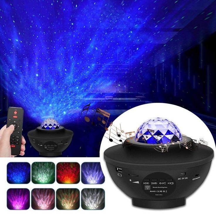 PROYECTOR DE GALAXIAS Y NEBULOSAS CON PARLANTE-BLUETOOTH