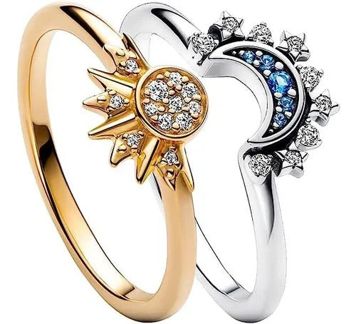 ANILLO SOL Y LUNA ECLIPSE