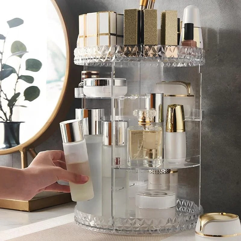 ORGANIZADOR PARA COSMÉTICOS 360° ¡GRATIS MAQUINA LAVABROCHAS!