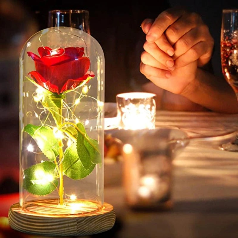 LÁMPARA ROSA ETERNA
