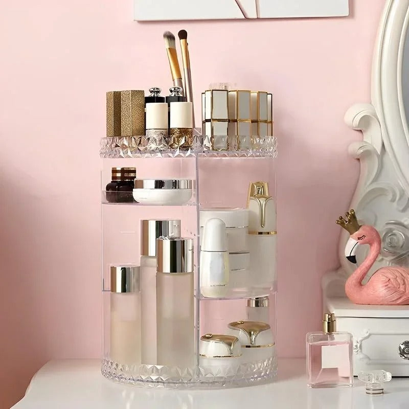 ORGANIZADOR PARA COSMÉTICOS 360° ¡GRATIS MAQUINA LAVABROCHAS!