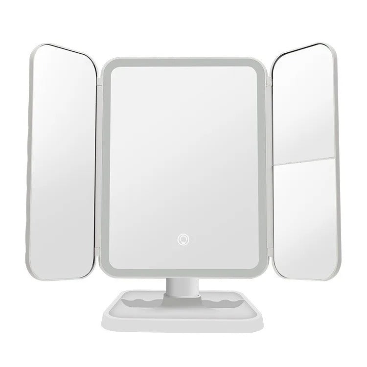 ESPEJO LED TRIPLE PARA MAQUILLAJE