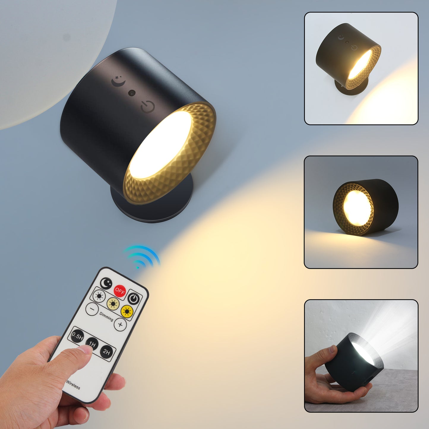 LÁMPARA LED MAGNÉTICA 3 TEMPERATURAS