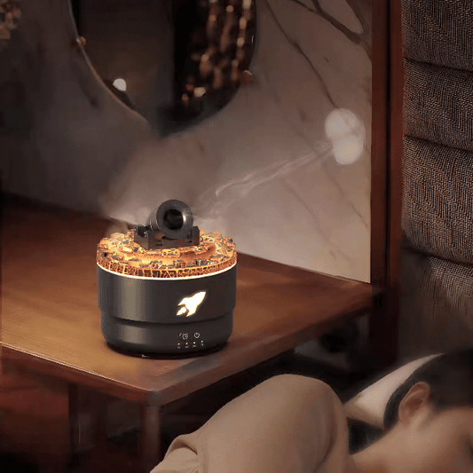 HUMIDIFICADOR Y DIFUSOR DE AROMAS EN FORMA DE CAÑON