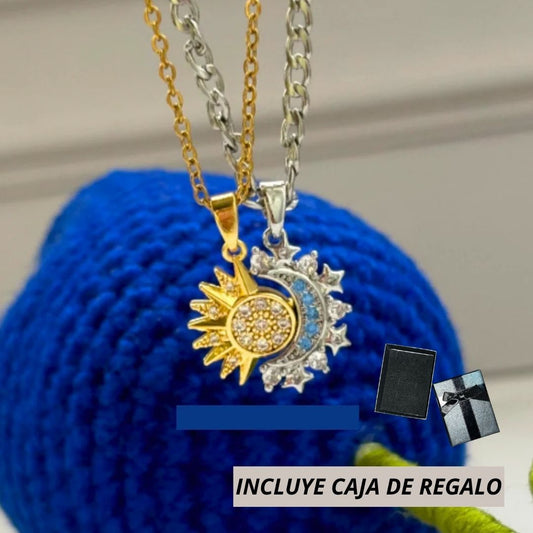 COLLARES SOL Y LUNA ECLIPSE