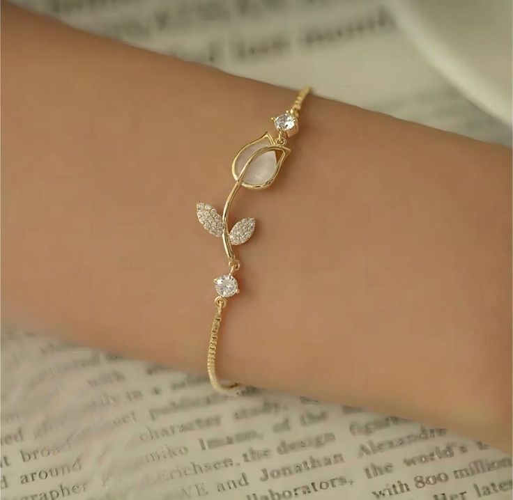 PULSERA AJUSTABLE DE TULIPAN
