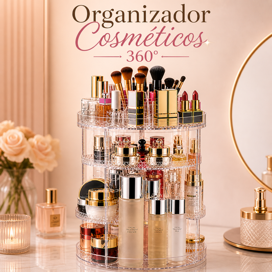 ORGANIZADOR PARA COSMÉTICOS 360°