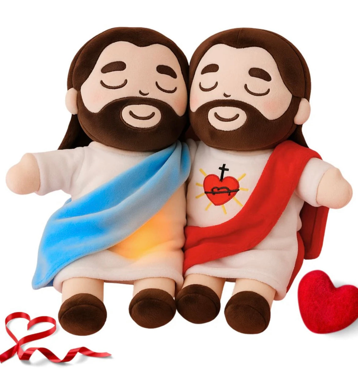 PELUCHE DE JESÚS RESPIRA CON LUCES Y SONIDOS