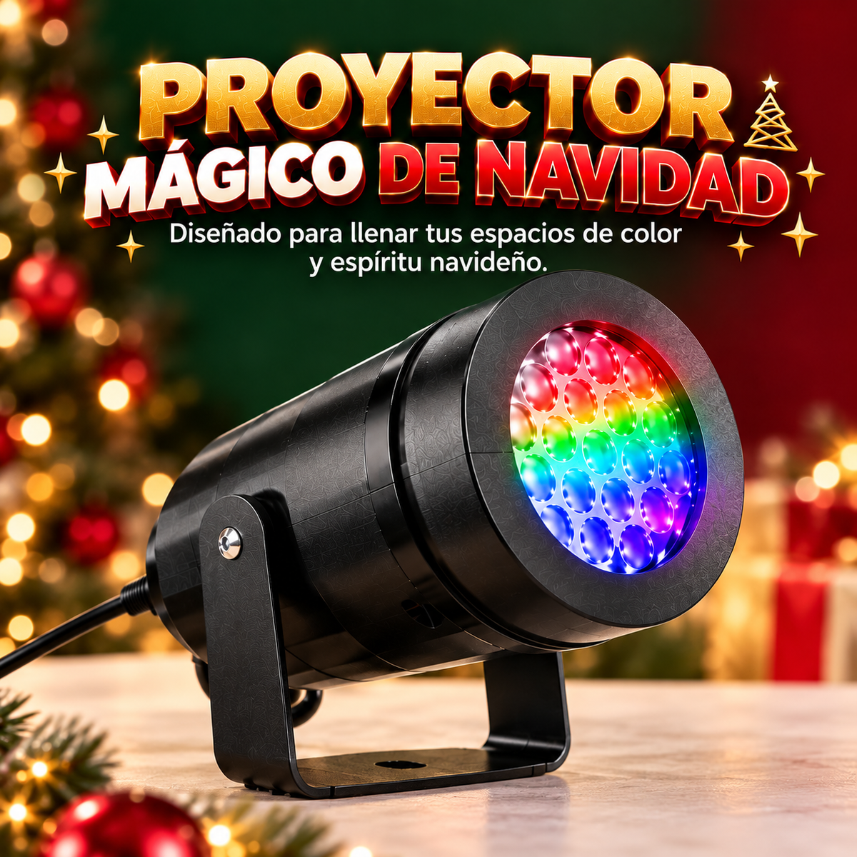 PROYECTOR MÁGICO DE NAVIDAD