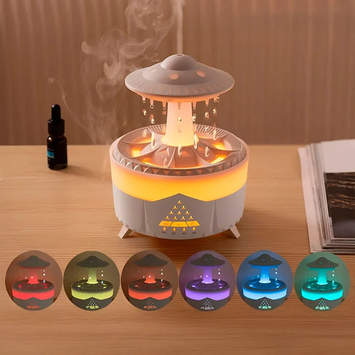 HUMIDIFICADOR Y DIFUSOR DE AROMAS - LLUVIA