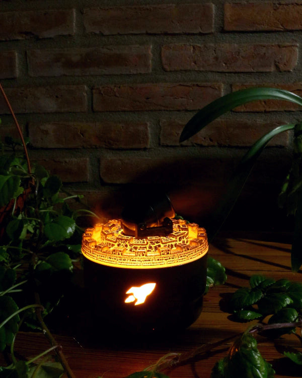 HUMIDIFICADOR Y DIFUSOR DE AROMAS EN FORMA DE CAÑON