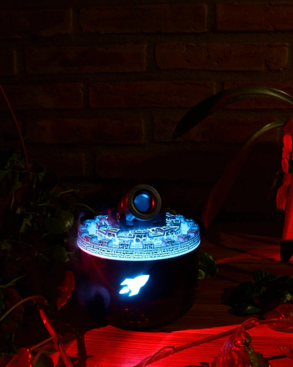 HUMIDIFICADOR Y DIFUSOR DE AROMAS EN FORMA DE CAÑON