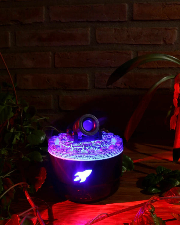 HUMIDIFICADOR Y DIFUSOR DE AROMAS EN FORMA DE CAÑON