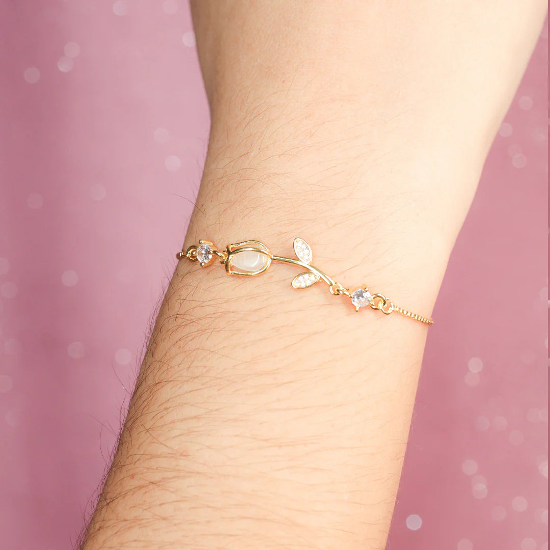 PULSERA AJUSTABLE DE TULIPAN